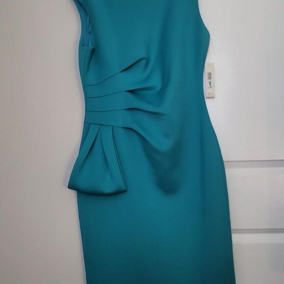 NWT Eliza J Side Ruffle Sleeveless Dress - Picture 3 of 4